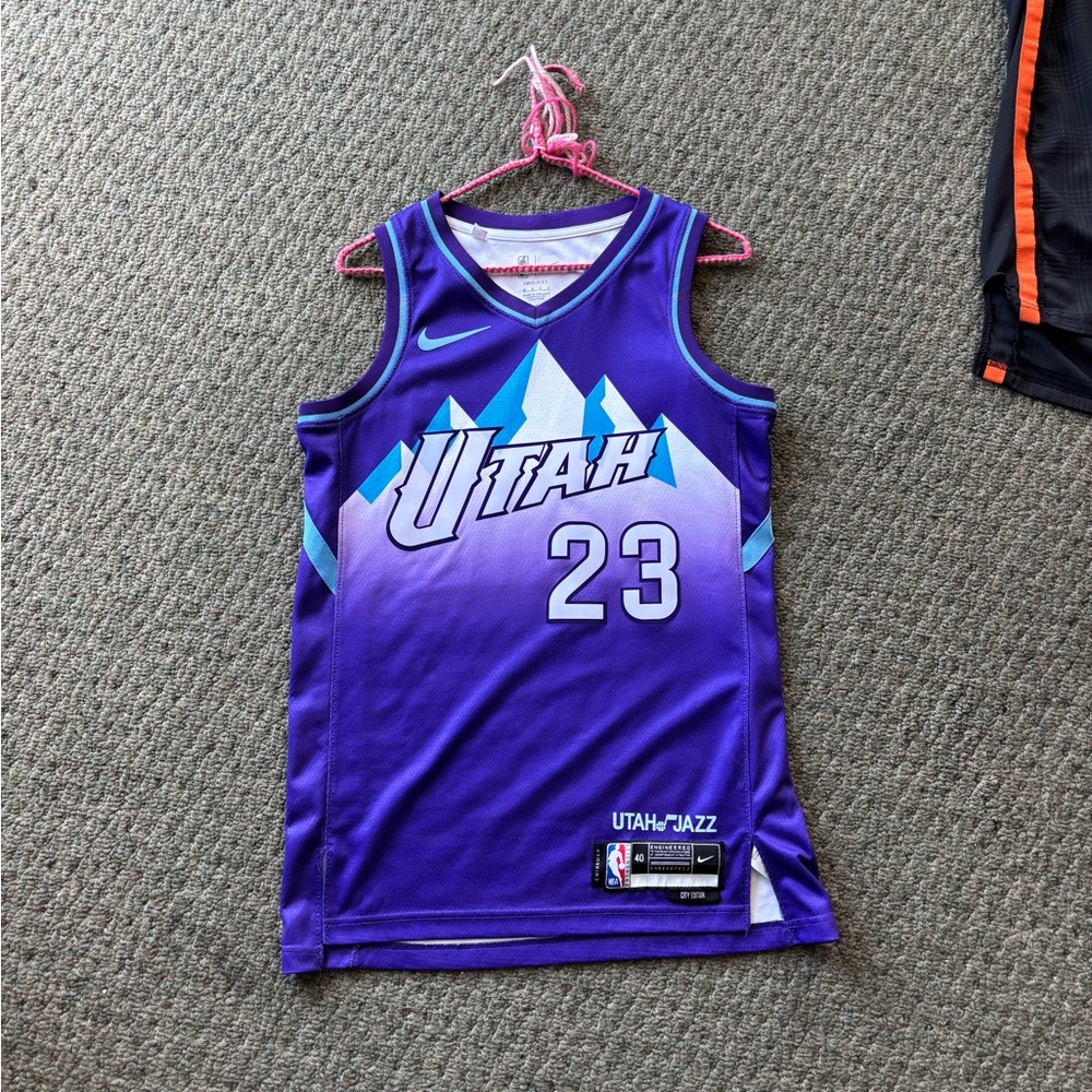 Lauri Markkanen Utah Jazz jersey city edition jersey